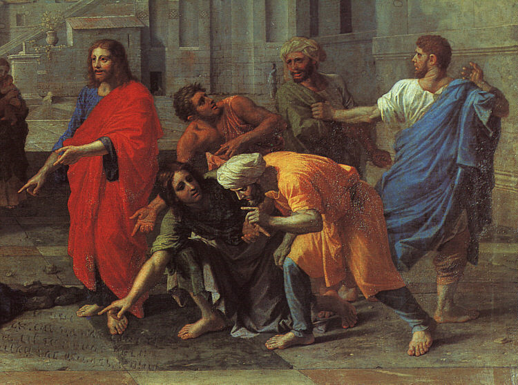 Christ and the Woman Taken in Adultery Detail
